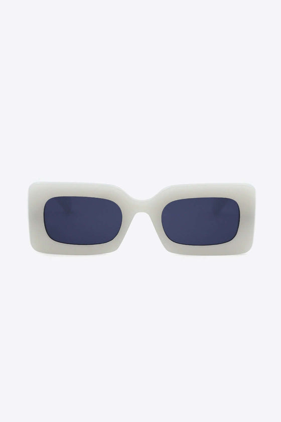 Polycarbonate Frame Rectangle SunglassesProtect your eyes in style with our Polycarbonate Frame Rectangle Sunglasses! Featuring a durable polycarbonate frame and lens, these sunglasses not only provide UV4Sun glassesPlush Fashion ShopPlush Fashion ShopPolycarbonate Frame Rectangle Sunglasses