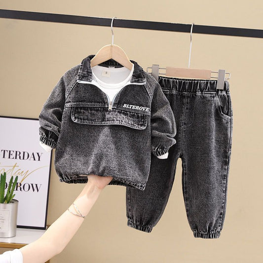 Boys Clothing New Clothes Fashionable Handsome Children's Clothing - Plush Fashions Shop 