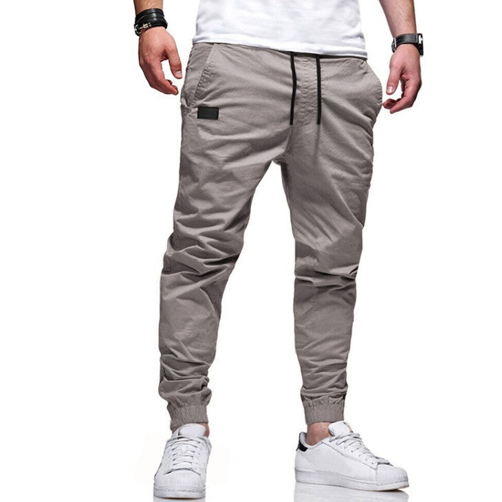 Youth Fashion Casual Tether Loose Cargo Ankle Banded Pants - Plush Fashions Shop 