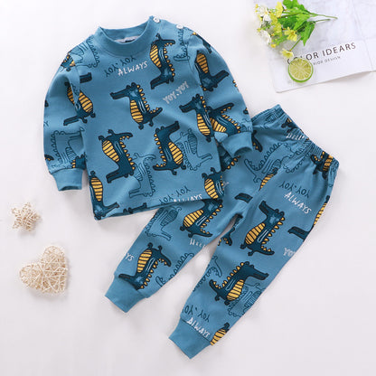 Boys And Girls Children's Cotton Children Pajamas - Plush Fashions Shop 