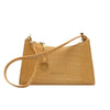 Women's everyday fashion handbag in high-quality PU fabric with trendy square design.