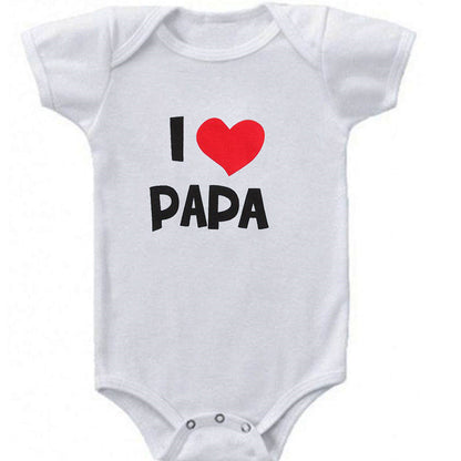 Funny Super Mama Papa Printed Baby Romper New Fashion For Boys & Girls - Plush Fashions Shop 