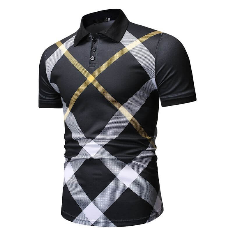 Men's Casual Fashion Polo Shirt Fashion - Plush Fashions Shop 