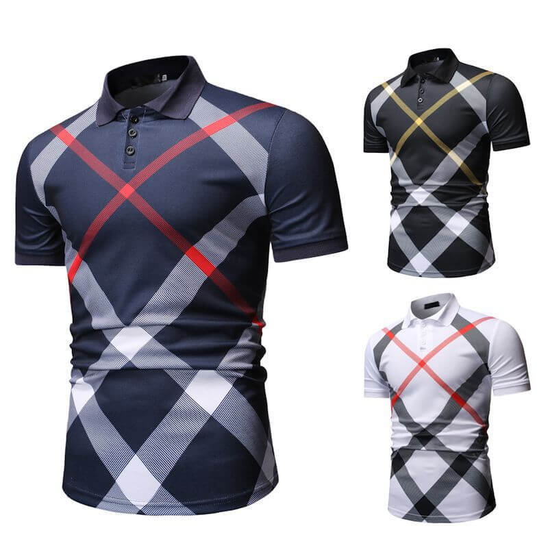 Men's Casual Fashion Polo Shirt Fashion - Plush Fashions Shop 