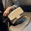 Leather Handbags New Style Single-shoulder Messenger Bag with Retro Belt Decoration