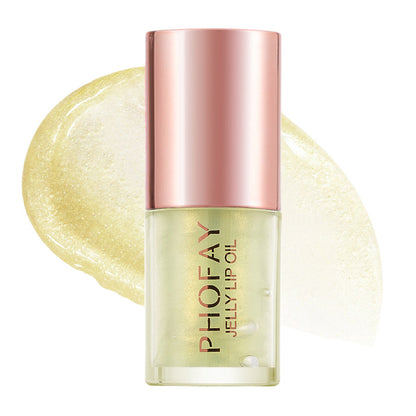 PHOFAY Jelly Lip Oil in 4.8 ML bottle with glossy finish and doe-foot applicator.