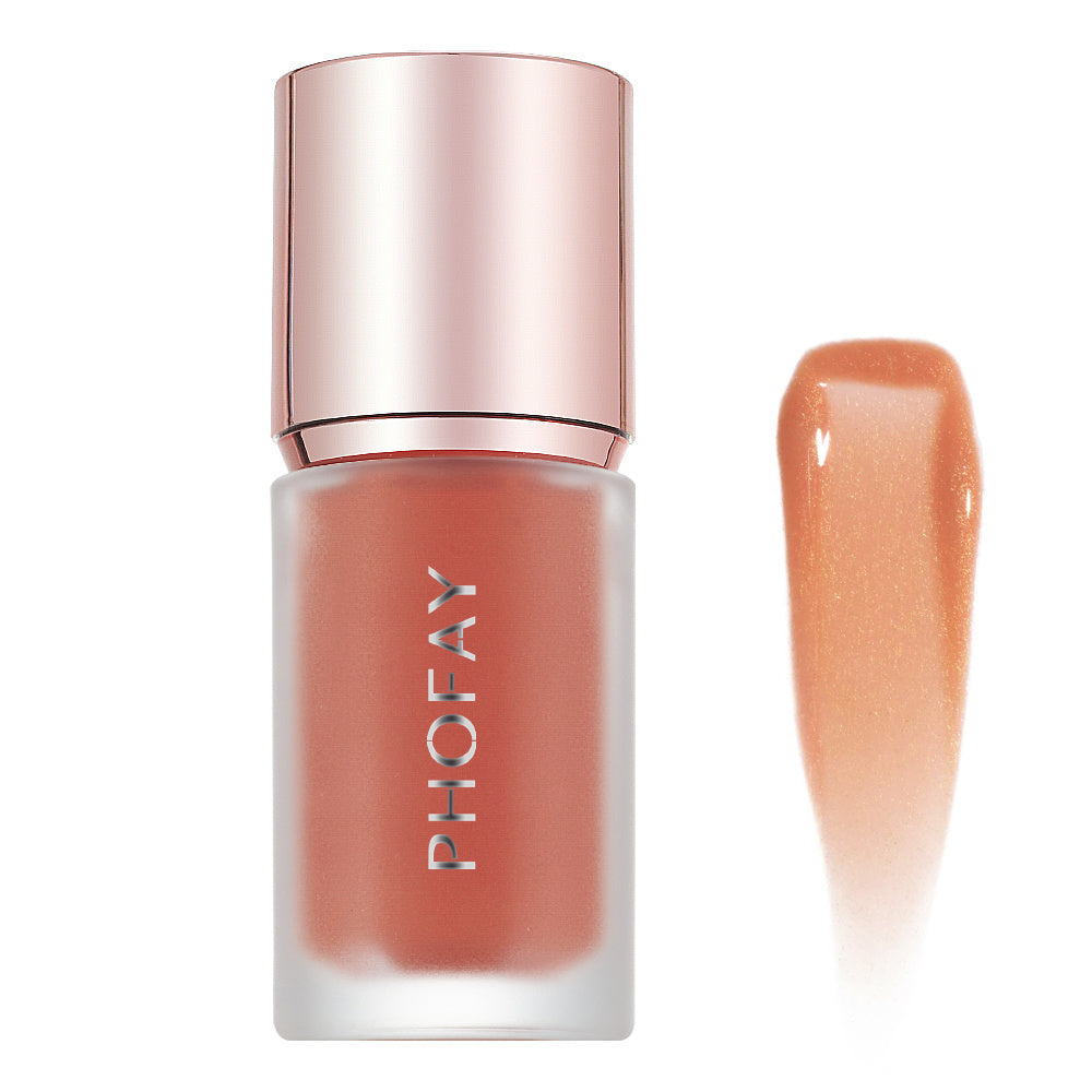 PHOFAY Mousse Liquid Blush with matte finish and sponge applicator.