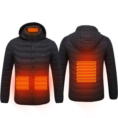 New Heated Coat USB Electric Thermal Winter Clothing