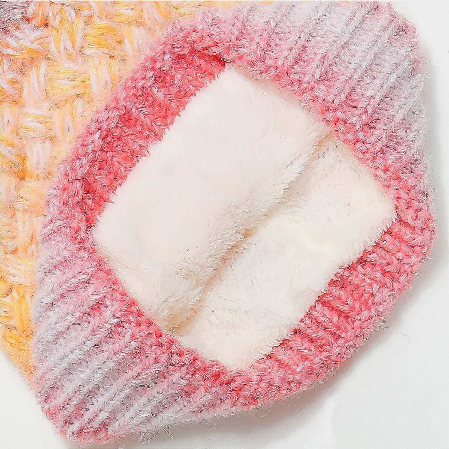 Gradient Knit Hat with PompomStay warm and stylish with our Gradient Knit Hat with Pompom! Made with a soft and cozy blend of acrylic and polyester, this imported hat is the perfect addition to HatPlush Fashion ShopPlush Fashion ShopGradient Knit Hat