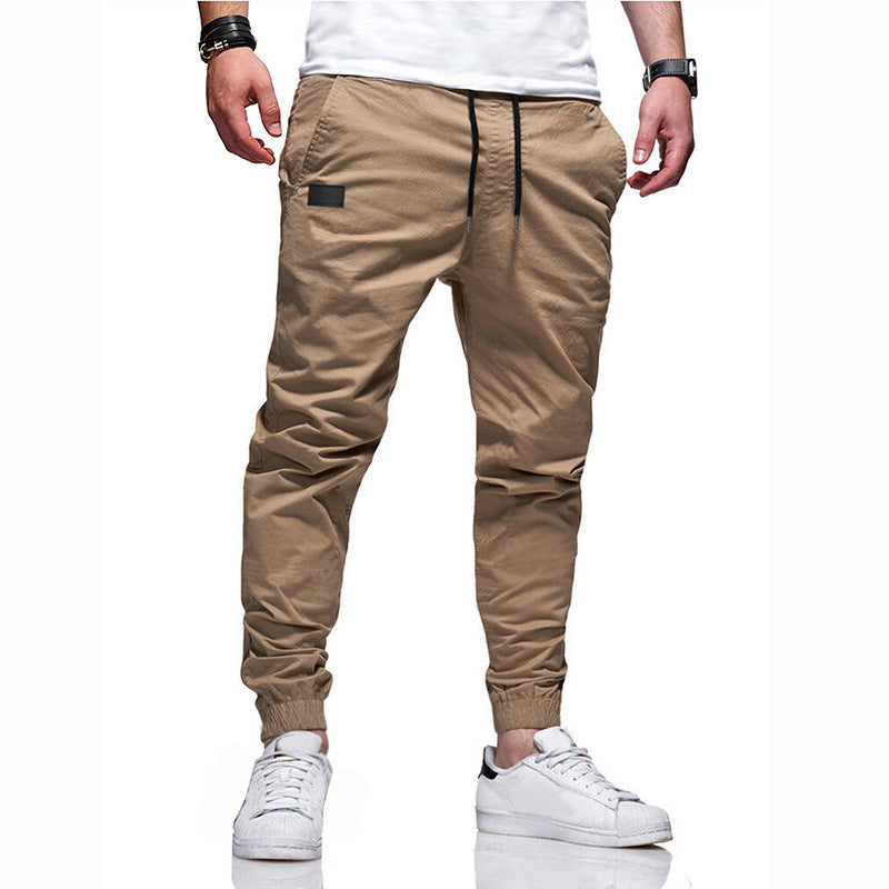 Youth Fashion Casual Tether Loose Cargo Ankle Banded Pants - Plush Fashions Shop 