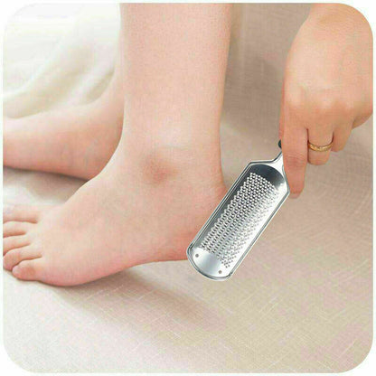 Pro 2 In1 Foot Callus Remover File Rasp Scraper Cracked Pedicure Rough Tool Colossal Foot Scrubber - Plush Fashions Shop 