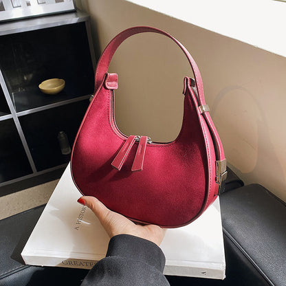 Fashion High-grade Matte French Minority Handbags Women - Plush Fashions Shop 