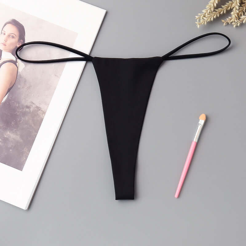 Women's Minimalist Low Waisted Underwear With One Rope - Plush Fashions Shop 