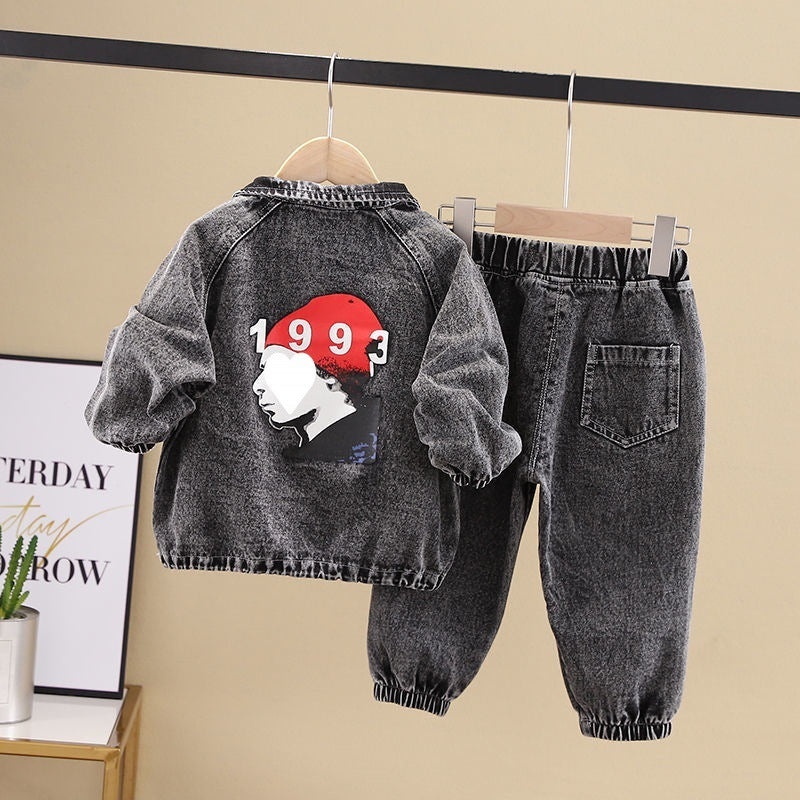 Boys Clothing New Clothes Fashionable Handsome Children's Clothing - Plush Fashions Shop 