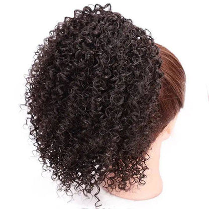 Women's African Drawstring Stretch Small Curly WigExperience effortless style with our Women's African Drawstring Stretch Small Curly Wig. Made with chemical fiber high-temperature wire, this fashionably simple wig WigPlush Fashions ShopPlush Fashion ShopAfrican Drawstring Stretch Small Curly Wig