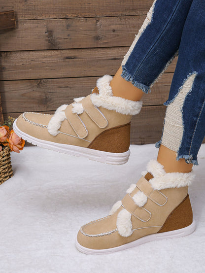 Women's Round Toe Flat BootsStay comfortable and stylish with our Women's  Round Toe Flat Boots. Made with a soft fur lining and durable rubber sole, these boots will keep your feet warm and coShoesPlush Fashion ShopPlush Fashion ShopRound Toe Flat Boots