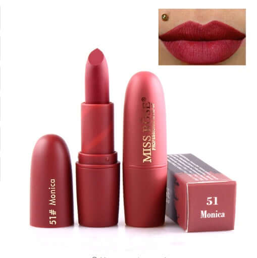 Lipstick matte moisturizing lipstick lasts without fading - Plush Fashions Shop 