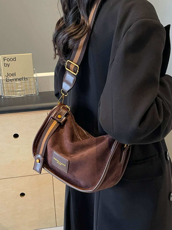 Suede Adjustable Strap Women's shoulder BagUpgrade your style game with our Suede Adjustable Strap Shoulder Bag! Experience luxury and convenience with its spacious medium size, high-quality PU leather and suHandbagsPlush Fashion ShopPlush Fashion ShopSuede Adjustable Strap Women'