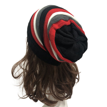 Colorful Striped Wool Hat Fashion Outdoor Warm - Plush Fashions Shop 