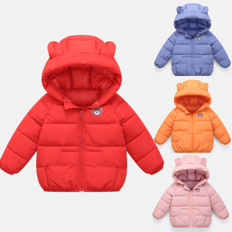 Children's Cotton Warm Girls Infants Coat - Plush Fashions Shop 