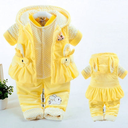 Baby Autumn Clothing Girls Autumn And Winter Clothing Suits - Plush Fashions Shop 