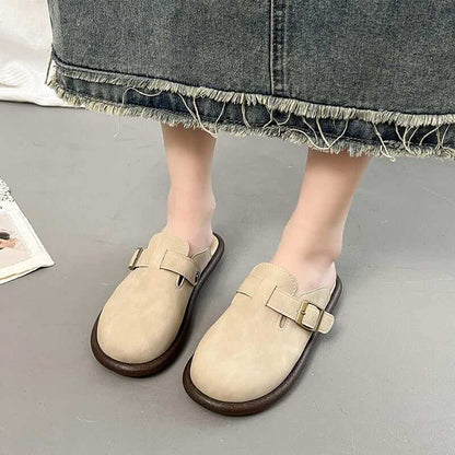 Suede Round Toe Slip-Ons For Women'sStep into style and comfort with our Suede Round Toe Slip-Ons! Made with high-quality materials including elastomer, PU, and suede, these flats are perfect for everyShoePlush Fashion ShopPlush Fashion ShopSuede Round Toe Slip-Ons