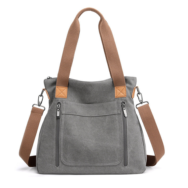 Women Large-capacity Canvas Casual Shoulder Bags