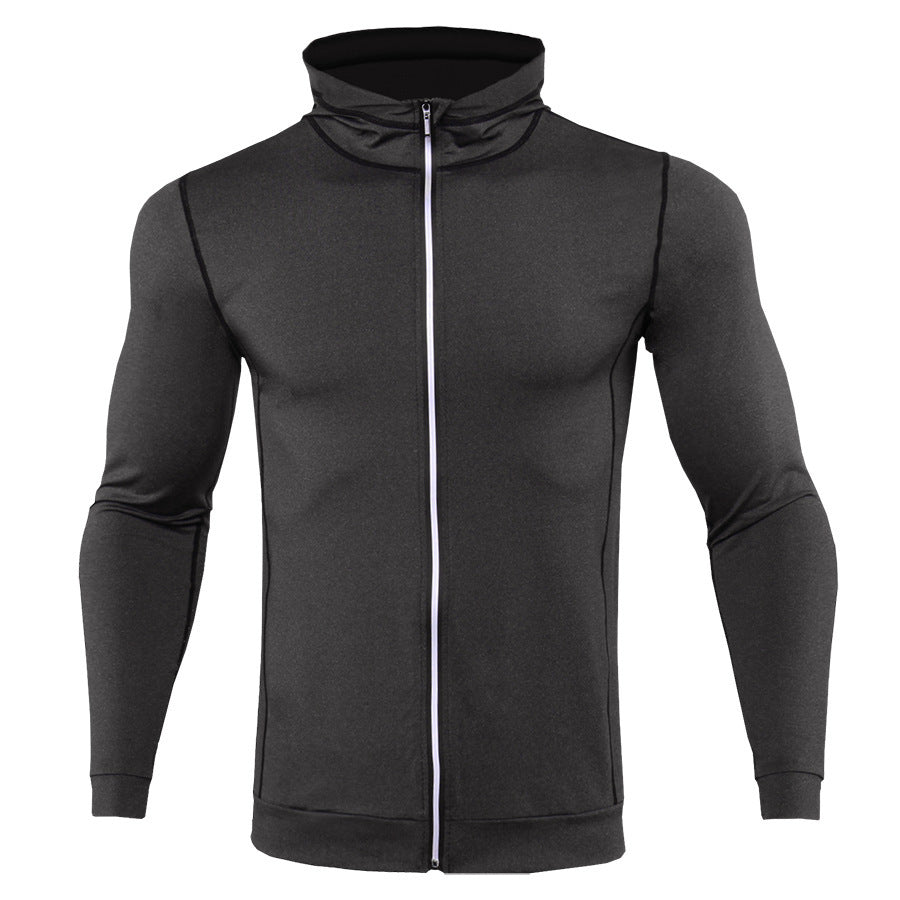 Zip Sport T Shirt Long Sleeve