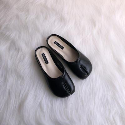 Trotter Shoes Toe Flat Shoes Female Lazy Half Slippers