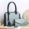 Trendy women's fashion handbags in PU material with sequin details, available in various colors.