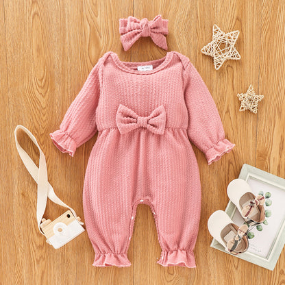 New Autumn Butterfly Long sleeve Infant romper - Plush Fashions Shop 