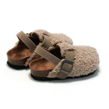 Children's Fleece Baby Boys Girls Pre walker Footwear Winter Warm Soft Sole Shoes