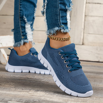 Fashion Blue Running Soft Bottom Comfortable Women's Shoes - Plush Fashions Shop 