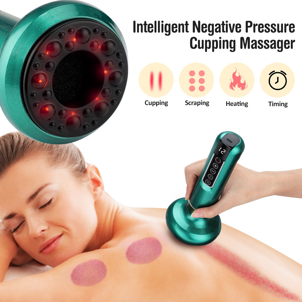 Women's Electric Vacuum Cupping Massager For Body Anti-Cellulite Suction