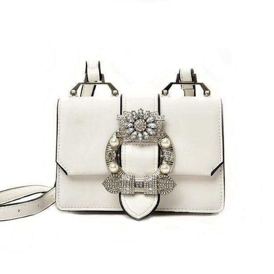 Women Designer Diamond Lock Bag, elegant luxury fashion accessory.