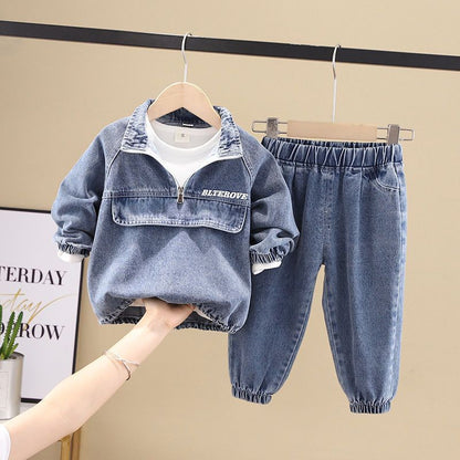 Boys Clothing New Clothes Fashionable Handsome Children's Clothing - Plush Fashions Shop 