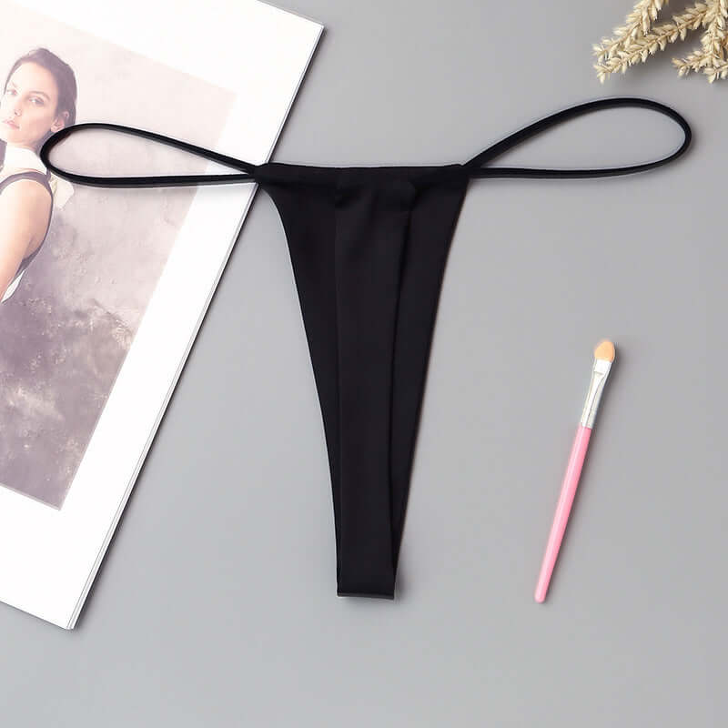 Women's Minimalist Low Waisted Underwear With One Rope - Plush Fashions Shop 