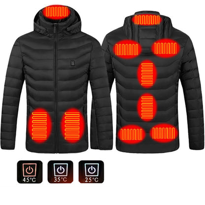 New Heated Coat USB Electric Thermal Winter Clothing