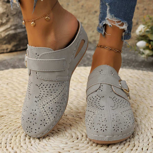 Suede Round Toe Wedge SandalsElevate your style with these Suede Round Toe Wedge Sandals. Mid heels provide comfortable support while the Elastomer and Suede material ensure durability. ImportedShoesPlush Fashion ShopPlush Fashion ShopSuede Round Toe Wedge Sandals